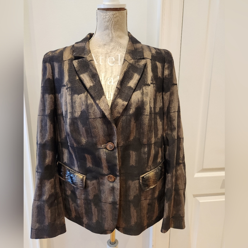 Basler Selection Elegant Women's Patterned Blazer - Picture 2 of 7